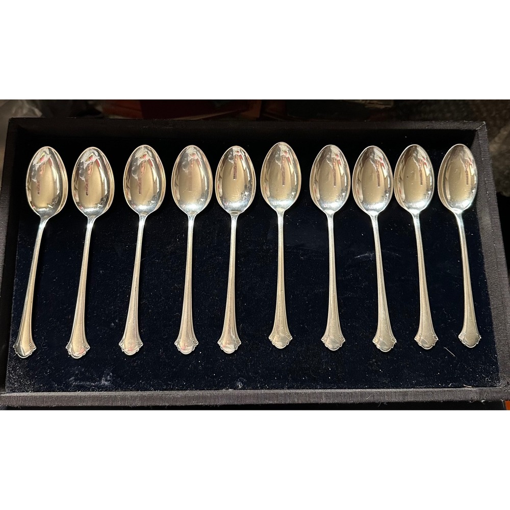 Towle sterling Silver Teaspoons "Chippendale" (10) 250‎ grams